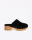 Zuecos de mujer color negro