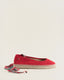 Alpargata Plana Ballet Red
