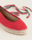 Alpargata Plana Ballet Red