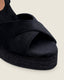 Cuña Alta Petite Goyas Velvet Black